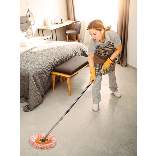 3-Section 360 Car Wash Mop Orange