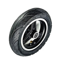 Pneu Tubeless 9 Pouces 9x3.00-6 avec Moyeu pour Scooter Électrique et Fauteuil Roulant Électrique. Diamètre Intérieur : 10 mm