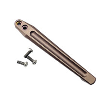 Folding Knife Titanium Deep Carry Pocket Clip Back Clamp for Hd XM18, XM24 Back Clip Accessories Rose Gold