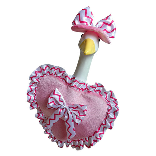 Figurine décorative d'oies de la saint-valentin, pour-Rose