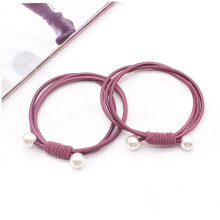 Hair Ties Set of 10 Elastic Fabric Bands for Women and Girls No Crease Ponytail Holders Assorted Colors