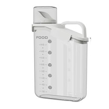 Contenedor de Cereales para Cocina con Báscula, Recipiente Sellado para Alimentos, Tanque de Granos A Prueba de Humedad, A Prueba de Insectos