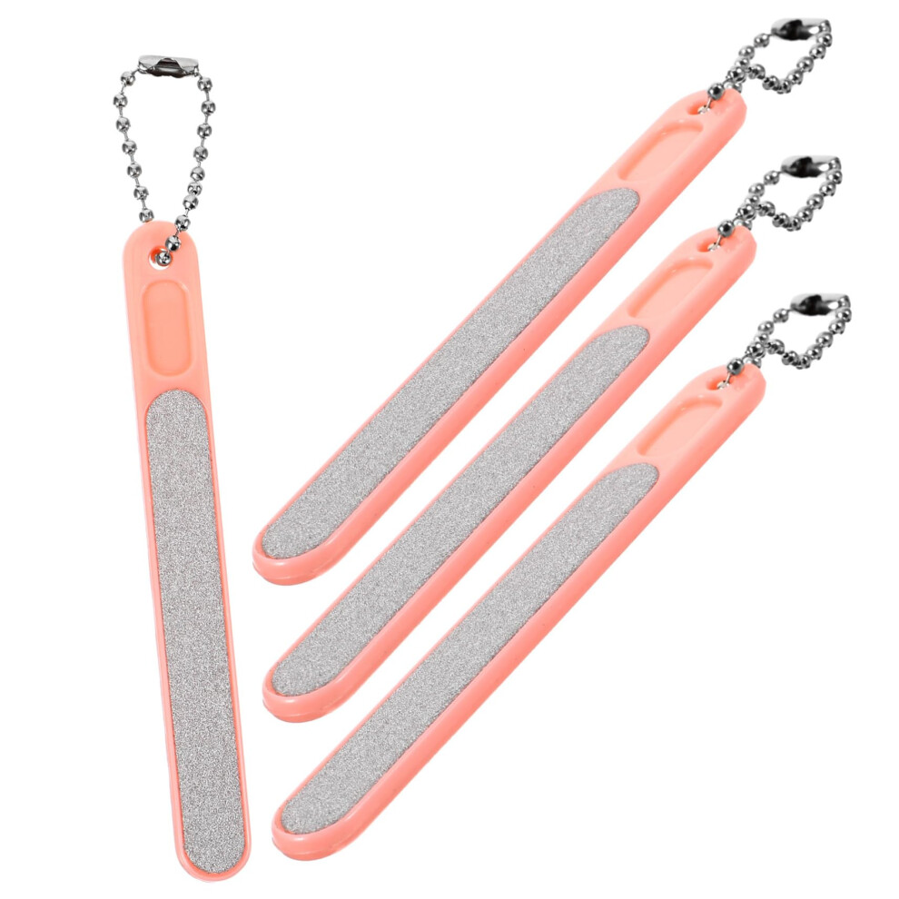 Nail File Set 4pcs Professional Manicure Kit with Ergonomic Grip for Travel and Home Use
