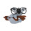 Wooden Animal Glasses Holder Multicolor1pc 5