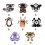 Wooden Animal Glasses Holder Multicolor1pc 7