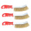 3PCS Multi-Function Tool Wire Brush Copper Plated Long Handle Cleaning Brush Kitchen Grill Special Plate Rust Removal 1