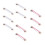 Strong Adhesive Hooks 6 Rows for Hanging in Kitchen and Bathroom Corners Traceless Hooks White & 1