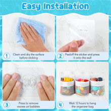 Organizzatore per Giocattoli Vasca Bagno,Contenitore per Giocattoli Vasca Bagno,Organizzatore per Giocattoli Bagno per Bambini,Rete Portaoggetti per