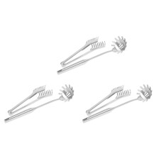 6 StüCk Edelstahl Spaghetti Server Set, Edelstahl Spaghetti Pasta Tong, Pasta LöFfel Server Gabel