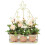 Wandbehang mit Blumen in Rot, Gelb oder Rosa 1