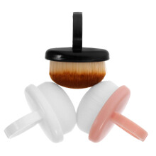 3pcs Soft Nail Cleaning Brush Set for Manicure Gentle Dust Removal and Cuticle Care White