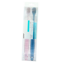 2pcs Soft Bristle Toothbrush for Adults with Ergonomic Handle and Gentle Cleaning for Sensitive Gums
