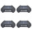 Solar Wall Light, Waterproof LED, 8-Bead, 4-Pack 4