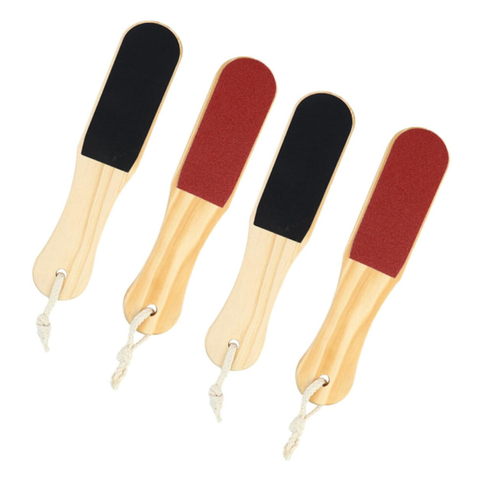 4pcs Foot File and Callus Remover with Ergonomic Grip for Dead Skin Removal Pedicure Tool