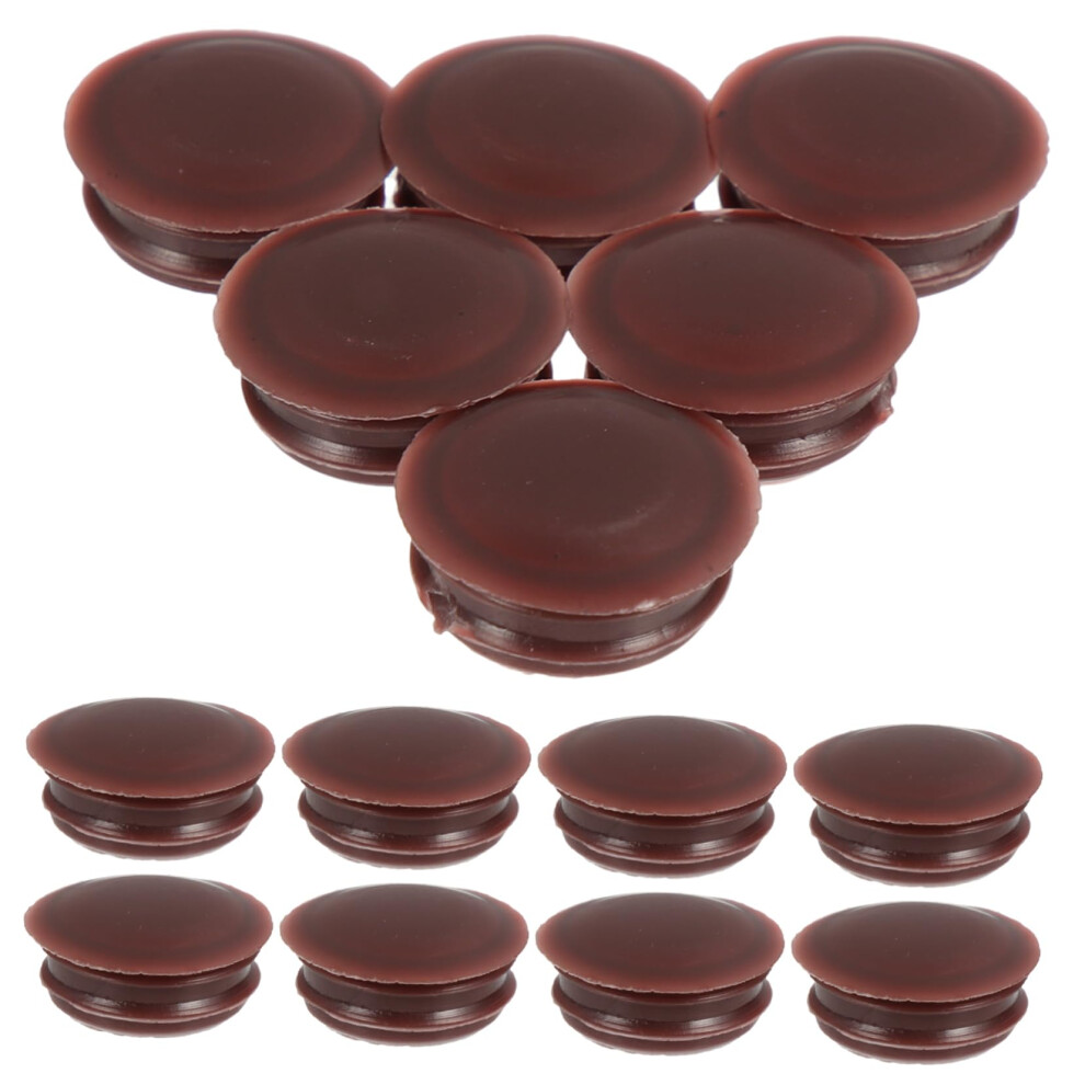 100Pcs Decorative Furniture Hole Plugs Caps For Cabinets Tables Chairs Easy Install Polished Finish 9169991556413