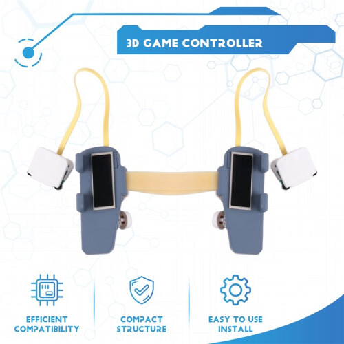 Mobile Games Controller Turnover Button Gamepad for Tablet 6 Buttons Hand Gaming Grip Triggers for 1