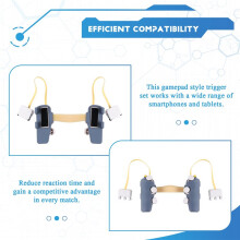 Mobile Games Controller Turnover Button Gamepad for Tablet 6 Buttons Hand Gaming Grip Triggers for