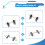 Mobile Games Controller Turnover Button Gamepad for Tablet 6 Buttons Hand Gaming Grip Triggers for 7