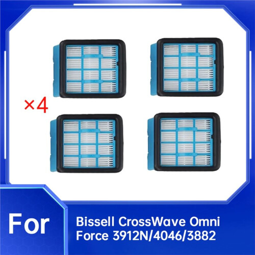 4 PCS Filter for  CrossWave Omni Force 3912N/4046/3882 Vacuum Cleaner Accessories Filter Replacement 1