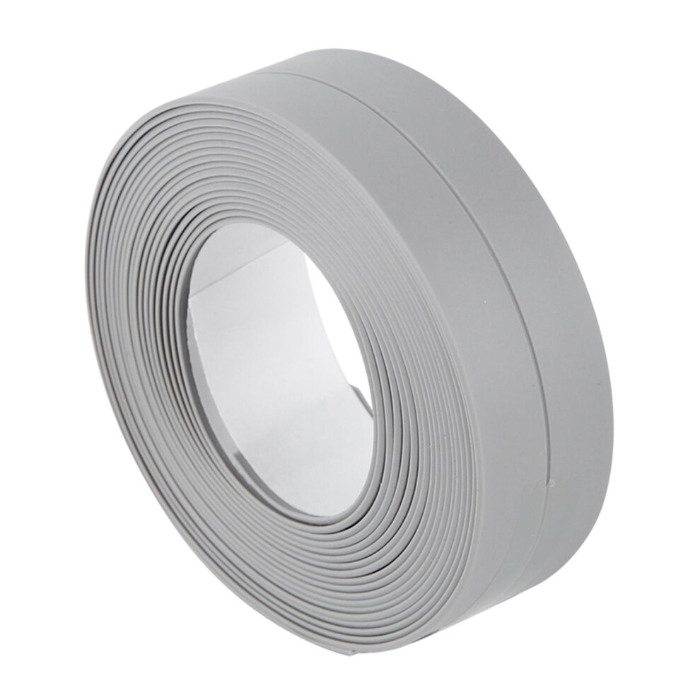 Caulking Sealing Tape 3.2M Waterproof Self Adhesive Strip For Kitchen Bathroom Sink Bathtub Gray 9092120049992