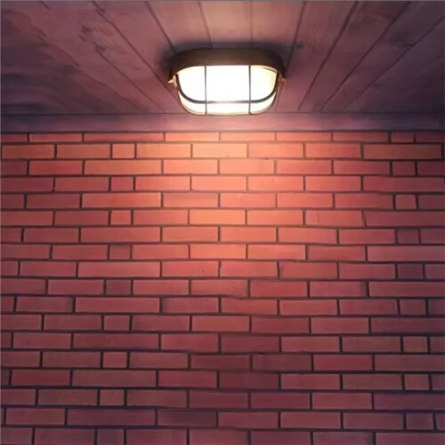 Retro Moisture Explosion-Proof Outdoor Wall Light Vintage Waterproof E27 Ceiling Lamp Porch Lighting 2