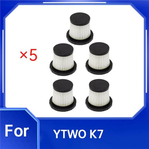 5 PCS Filter for YTWO K7 Cordless Handheld Vacuum Cleaner Filter Replacement Parts 1