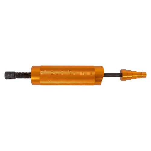 Motorcycle Piston Pin Puller for Full Skirt Piston, Heavy-Duty Small Engine Wrist Pin Tool with 5 Adapters 2