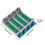 DIY 21700 Battery Base Kit 4-Way Battery Test Socket for 4-Way 21700 Battery Capacity Internal Resistance Tester Module 5