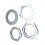 2 Sets X Front Adjusting Hub Nut Kit for  Hilux 4x4 43521-60011 10