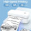 X4 Thermal Label Portable Printer for 4x6 Mailing Packages Printing  & Automatic Label Recognition EU Plug 5