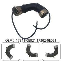 17341-0E021 17302-0E021 Car Turbo Intercooler Hose for Hilux Fortuner 1GD 2GD Black