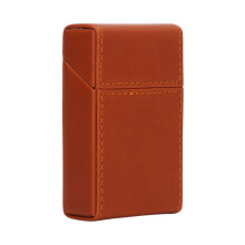 PU Leather Cigarettes Box Holder for 20 Cigarettes 10x3x6cm