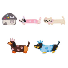 Dog Animal Embroidered Iron On Patches Decorative Clothing-5