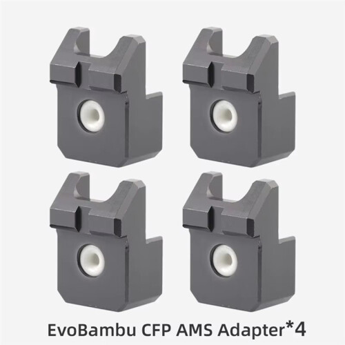 4pcs EVOBambu CFP AMS Adapter for  AMS Guard Feed Ring Protector DIY 3D Printer X1C P1P P1S 1