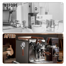 Magnetic Portafilter Holder Portafilter Hanger & Tamper Stand, Coffee Bar Organizer with Silicone Protection