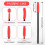 40 PCS Sewing Machine Cleaning Brushes Set with Dense Silicone Bristles for Precision-Maintenance 8