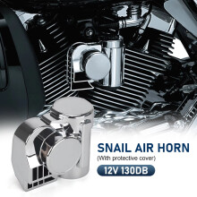 12V Marinehorn, Lautes, Leistungsstarkes, Kompaktes Elektrisches Lufthorn für Boote, Motorräder, Autos, Boote und ATVs
