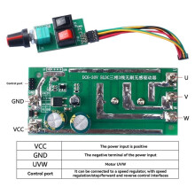 BLDC 30V 750W Motor Controller 12V24V High-Power 3-Phase Brushless Motors Driver Board with Case Speed Governor