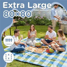 Waterproof Picnic Blanket Outdoor Camping Beach Mat Extra Large Foldable Car Essential Roadtrip Gadget Rv Accessories D