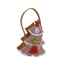 Filz-Lebkuchenhaus, Weihnachts-Tischdekoration,-B