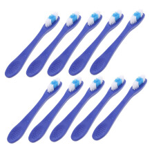 Disposable Travel Toothbrush Set 10pcs Mini Soft Bristle Short Handle Secure Design for Camping