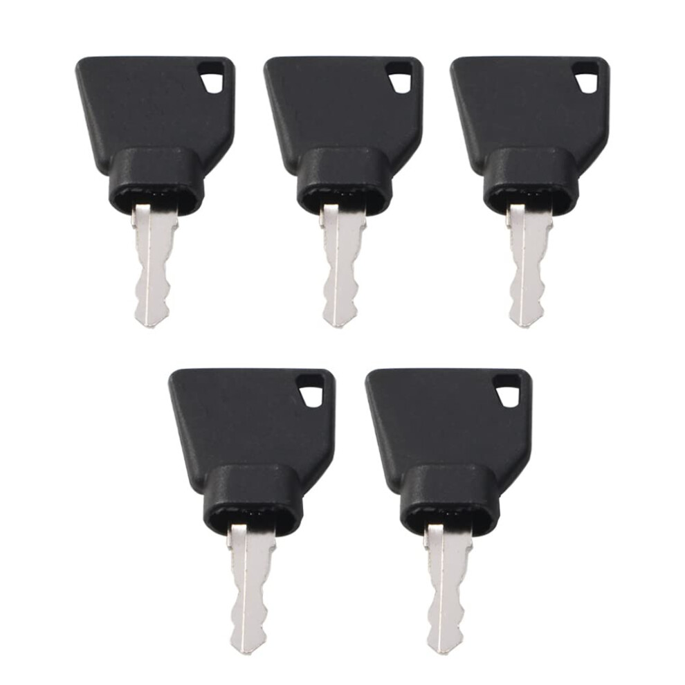5Pcs Equipment Ignition Key Set, Direct Replacement For Skytrak Bomag Volvo Ford Lg200 Lg500 9073542581826