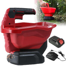 Cordless Lawn Spreader with Adjustable Width, Large Capacity for Seed, Fertilizer, Salt