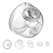 Wearable Breast Pump Milk Collector Cup, Hands Collection, Compatible with NaNaLazy Nonlet, Easy Clean Whole Bowl