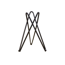 Black Iron Plant Stand with Space‑Saving Staircase Design, Tiered Tabletop Flower Pot Holder for Small Spaces