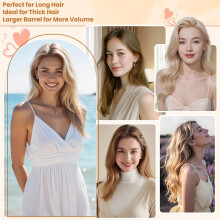 Upgraded Large Round Volumizing Brush and Upgraded Round Volumizing Brush Attachment for Airwrap HS01 HS05 HS08