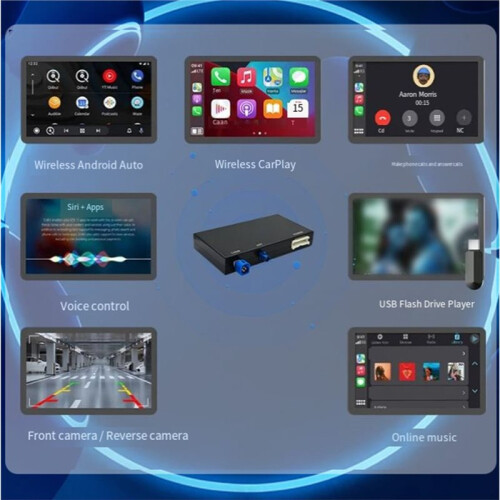 Wireless CarPlay Android Auto Interface Adapter for  A3/S3/A4L/A5/Q2L/Q5L/Q7 2016-2018 Android Interface 2