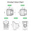 Wireless Barcode Scanner Holder Handheld USB Receiver Bar Code Mount Adjustable Cradle Stand 8
