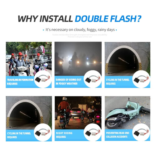 Relay Double Flash Warning Function Controller Turn Signal Flasher Light for  GTS 300 125 GTS300 2024