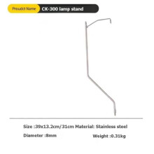 1SET Outdoor Table Supply Portable Retaining Clamp&Light Pole Bracket for IGT Camping Accessories Lamp Bracket